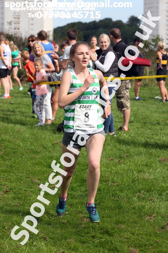 Senior womens relay, Sunderland Harriers Cross Country, Farrington, Sunderland. Photo: David T. Hewitson/Sports for All Pics